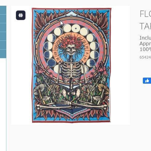 Tapestry Flower Child 45&#39;&#39; x 30&#39;&#39;