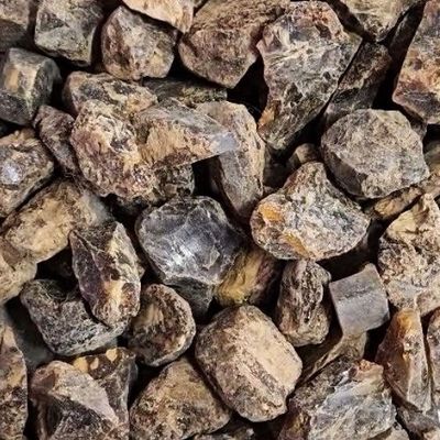 Amber Zebra Rough Stone 1"-2"