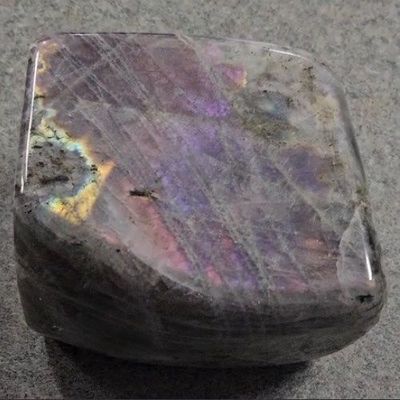 Labradorite Freeform w/Purple &amp; Gold Flash - Select Weight