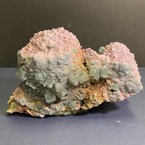 Fluorite Green w/ Unusual Purple Matrix Natural Specimen - Select