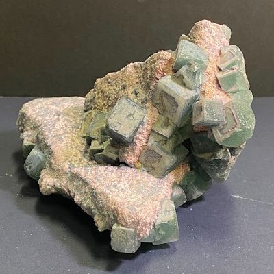 Fluorite Green w/ Unusual Purple Matrix Natural Specimen - Select