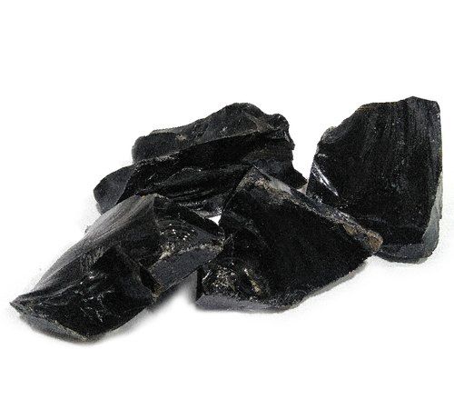 Obsidian Black Rough Stone - Select