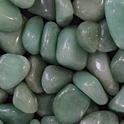 Aventurine Green Tumbled Stone .75&quot;-1&quot;