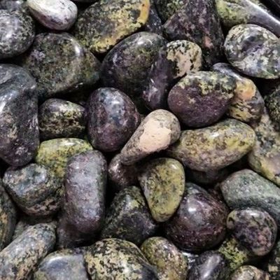 Jade Nephrite Dark Green Tumbled Stone 1"-1.5"