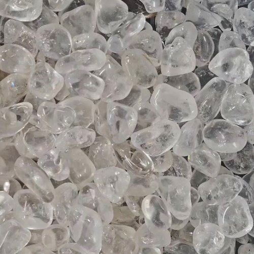 Quartz Clear Tumbled Stone .5&quot;-1&quot;
