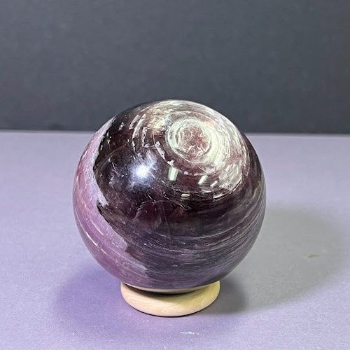 Lepidolite Gem Grade Sphere - Select, Type: 225g