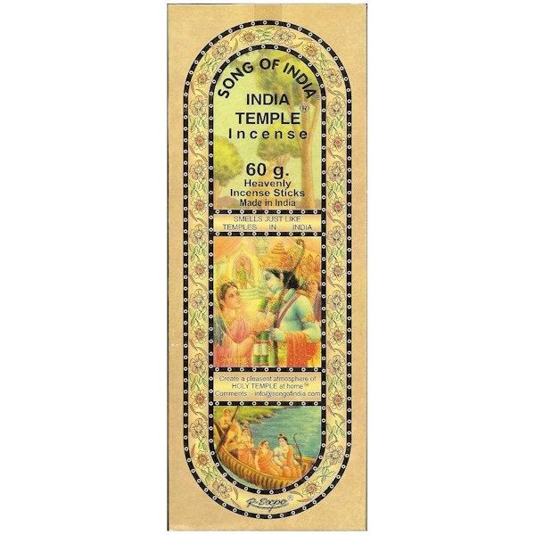India Temple Incense Sticks 60 Gm box