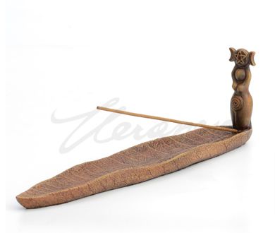 Incense Burner Spiral Goddess Resin