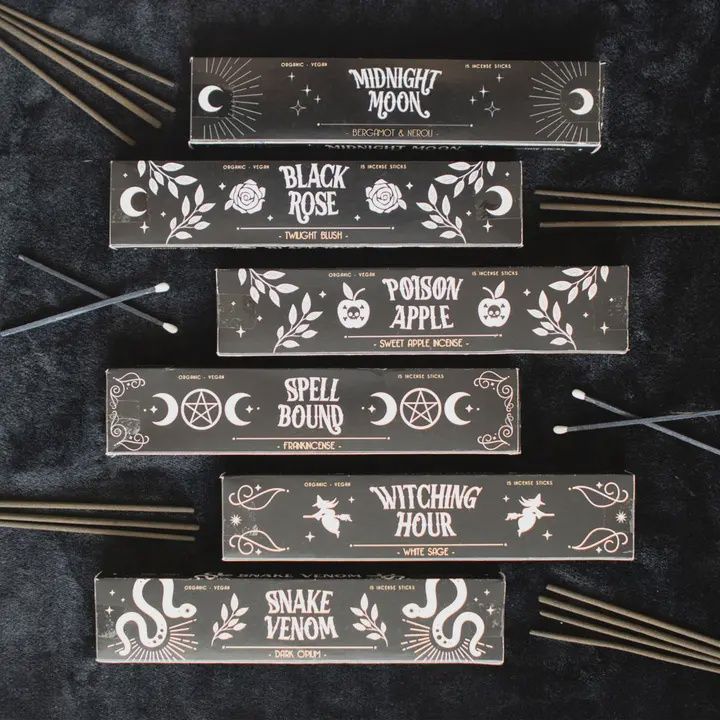 Midnight Rituals Gothic Incense Sticks