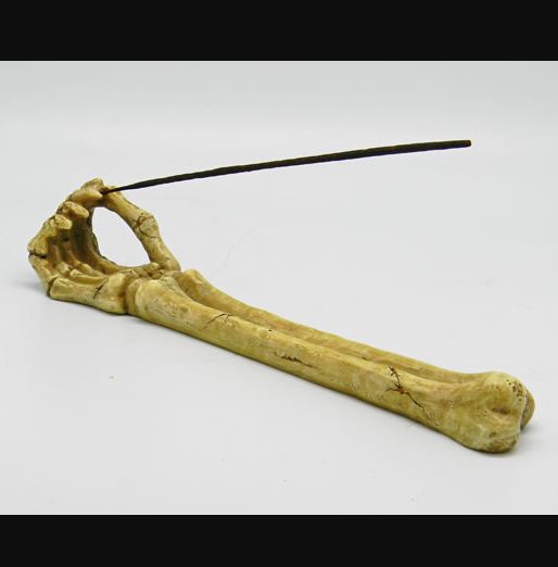 Incense Burner Skeleton Arm