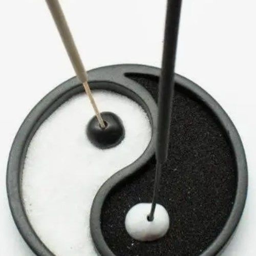 Incense Burner Yin Yang Two Sticks