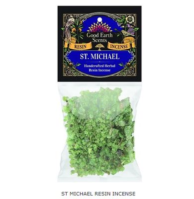 St Michael Resin - Good Earth Soul Sticks Scents Resin Incense