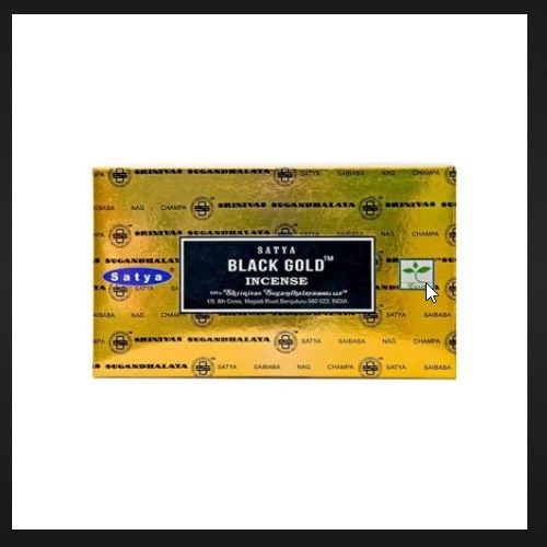 Satya Incense Black Gold 15g