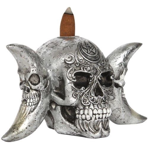 Backflow Burner Skull w/ Moons