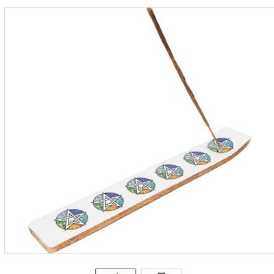 Wood Incense Burner 10"
