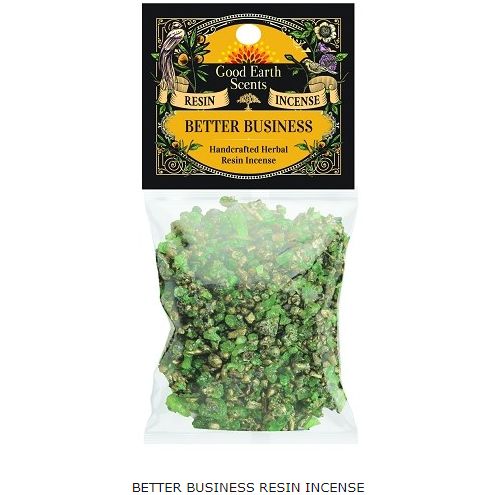 Better Business Resin - Good Earth Scents Resin Incense