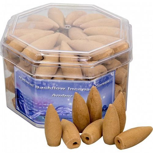 Kheops Backflow Incense Cones - Select, Scent: Amber
