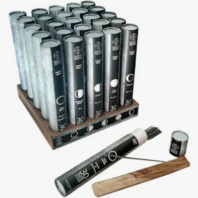 Moon Vibes Incense Sticks 30/box &amp; Burner