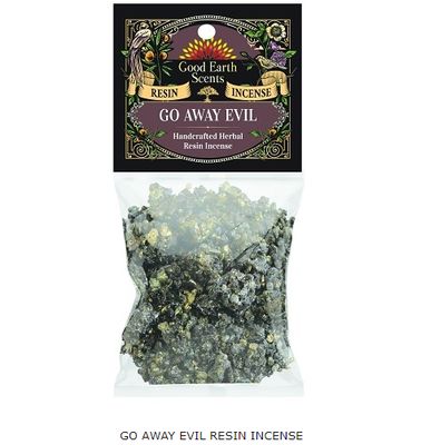 Go Away Evil Resin - Good Earth Scents Resin Incense