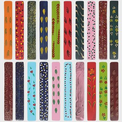 Incense Burner Stick Mango Wood Asst. Colors