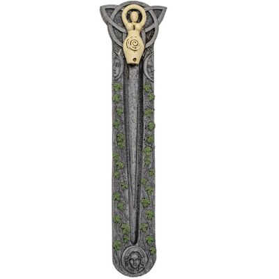 Spiral Goddess Incense Burner 9.75"