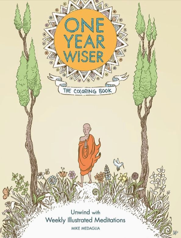 One Year Wiser the colouring book