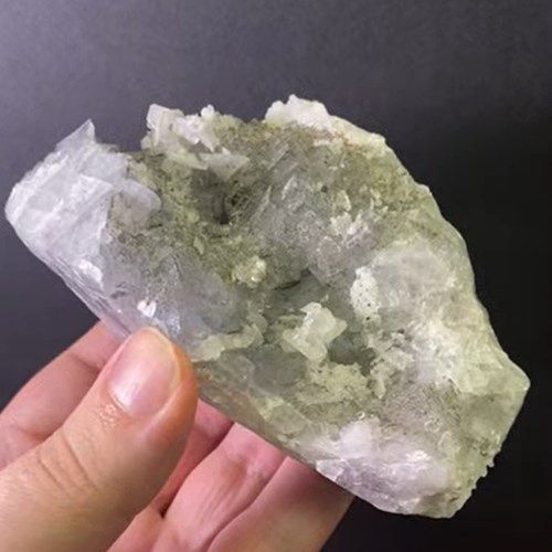Mineral Specimen Assorted Lot #2 - Select, Type: A) 674g Fluorite + Quartz + Calcite + Pyrite