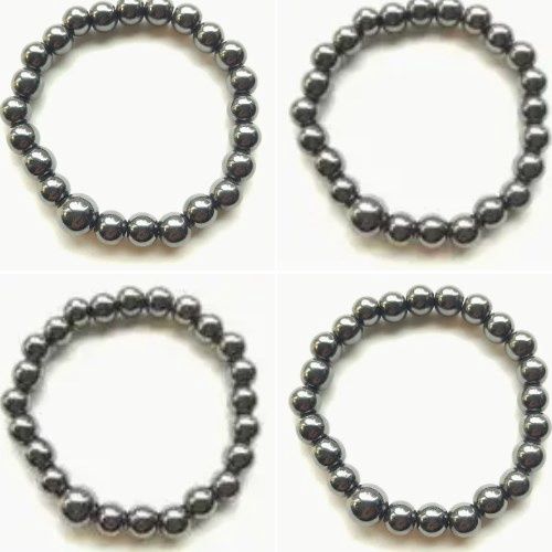 GB Hematite Wrist Mala 8mm