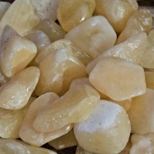 Calcite Orange Tumbled Stone .75&quot;-1&quot;