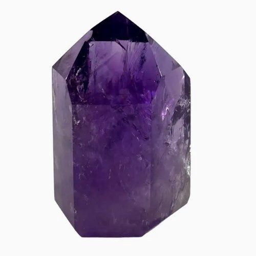 Amethyst Polished Point Grade AAA