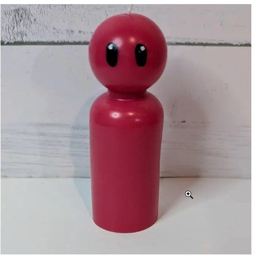 Gender Neutral Figure Candles, Type: Pink