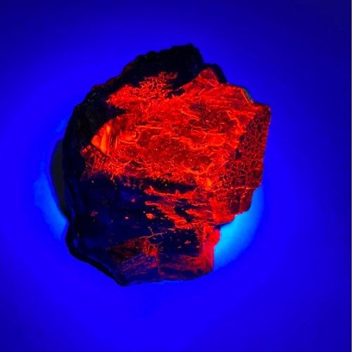Fluorite Volcano UV Specimen 185g
