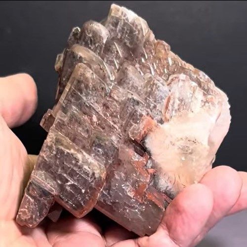 Calcite Chocolate High Quality Specimen from Hubei - Select, Type: E) 720g
