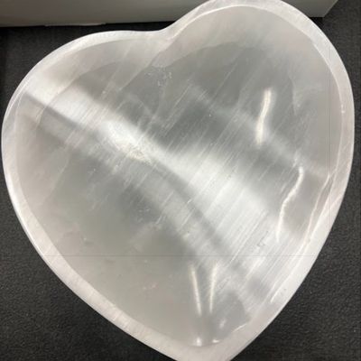 Selenite High Quality Heart Bowl - Select