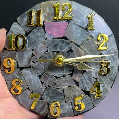Labradorite Clock