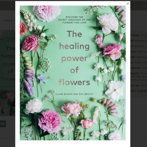 Healing Power of Flowers, The by Eva Nemeth HC