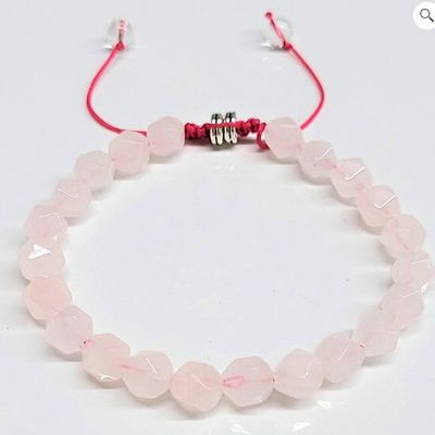 Bracelets 8mm Faceted w/ Pull String