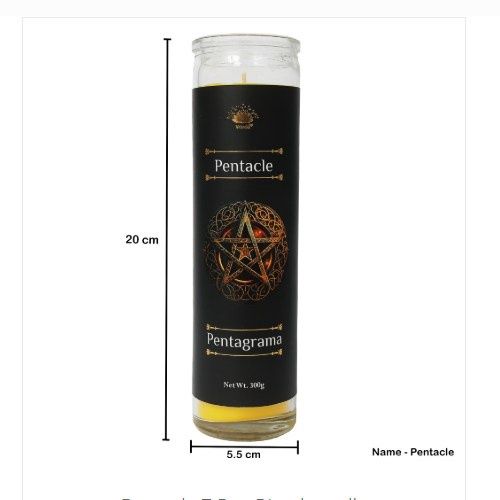 7 Day Ritual Candle, Type: Pentacle