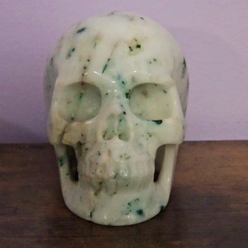 Chrysocolla Chinese Skull 5"x4" / 1262g by Skullis
