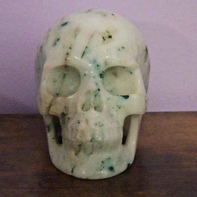 Chrysocolla Chinese Skull 5"x4" / 1262g by Skullis