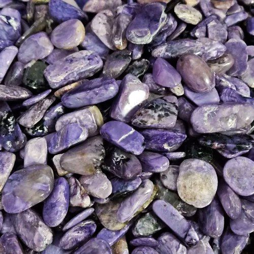 Charoite Tumbled Stone .25"-.5"