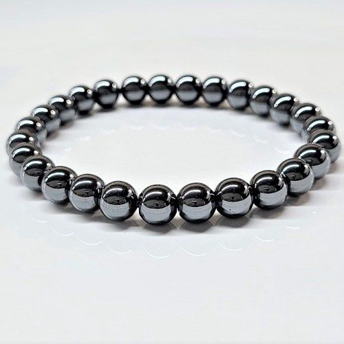 Bracelets 8mm -, Type: Hematite