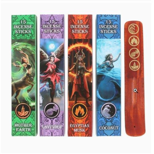 Anne Stokes Elemental Incense Sticks, Type: Coconut