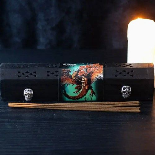 Dragons Blood Gothic Incense Burner Set