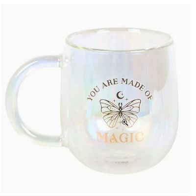 You Are Made Of Magic Iridescent Double Wall ed Glass