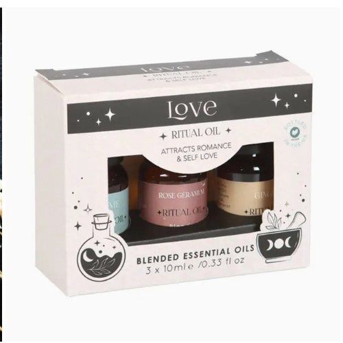 Love Ritual Essential Oils Set Of 3