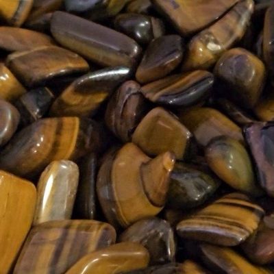 Tiger Eye Tumbled .5"-.75"