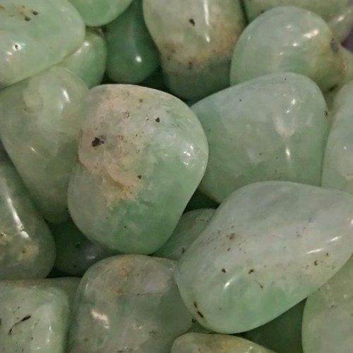 Prehnite Tumbled Stone 1&quot;-1.25&quot;