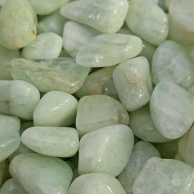 Aquamarine Green Tumbled Stone .75"-1"