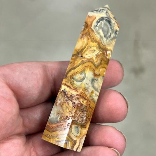 Agate Crazy Lace Tower 2&quot;-3.5&quot;
